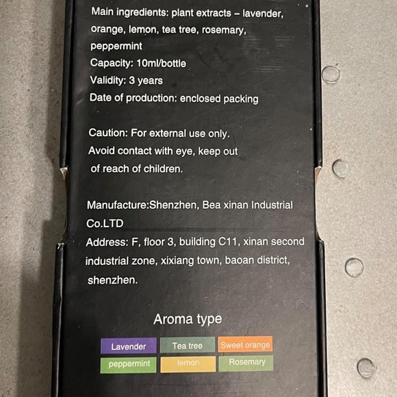 100% Pure Essential Oils NIB Set of 6 - Picture 3 of 3